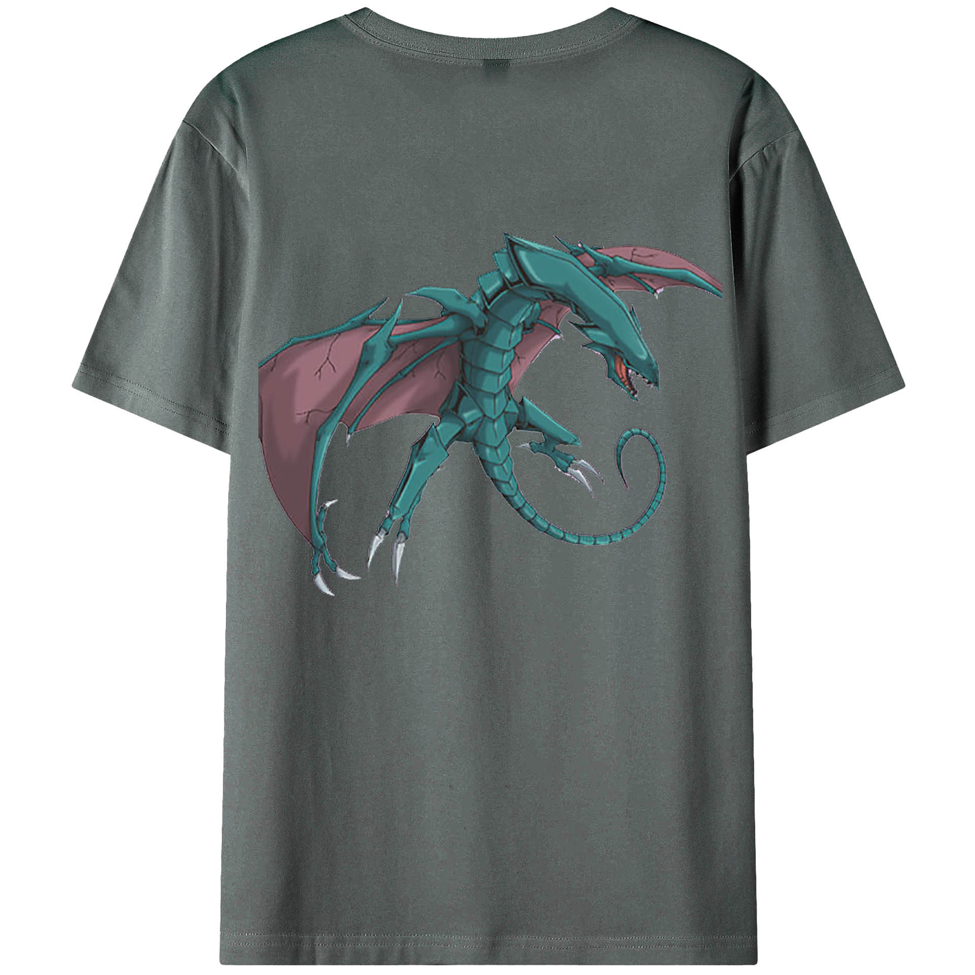（画像用） 遊☆戯☆王 Yu-Gi-Oh! 綿100％半袖Tシャツ（背面プリント）